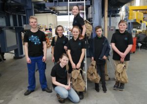 Ein spannender Tag geht zu Ende: Zur Erinnerung gab es für jeden einen “Rhönsack